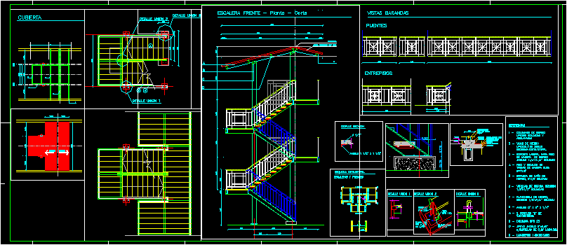 Exterior staircase detail