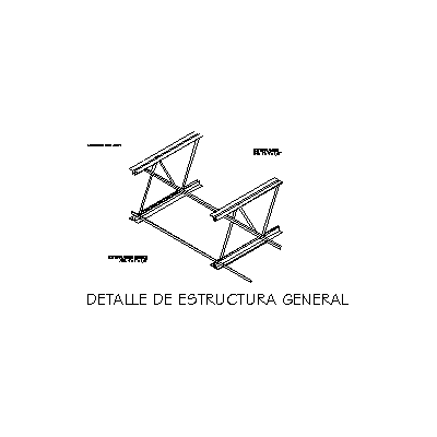 Detalle de estructura de techo metalica