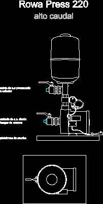 rowa press 220 water pump