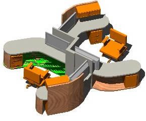 3D-Büromöbel