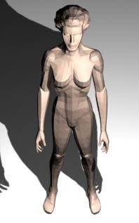 3d human figure