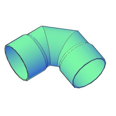 Codo 90 pvc prfv 160mm