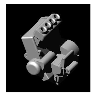 Motor honda cbr-600 rr 3d dxf