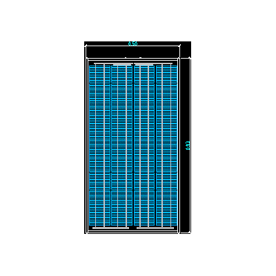 Placa solar 2d