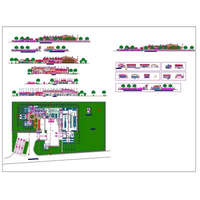 Planta embotelladora - autocad