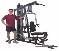 Man and gym bmp apparatus