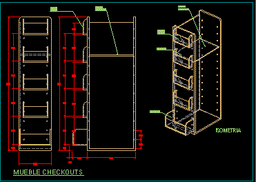 Commercial furniture - checkout furniture module
