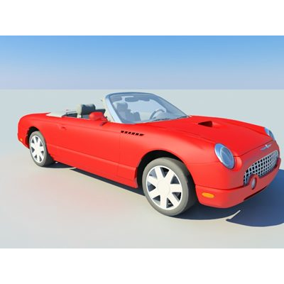 Fordthunderbird 3d