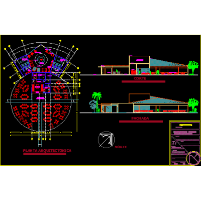 Cafeteria y gimnasio