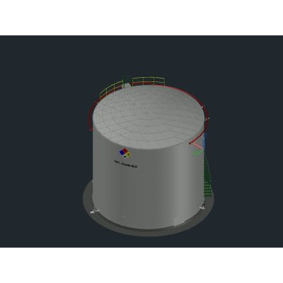 Tanque API 650; telhado de cúpula geodésica