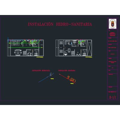 Instalacion sanitaria en vivienda