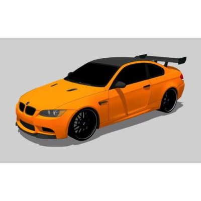 Sports car bmw m3 gts - 3d