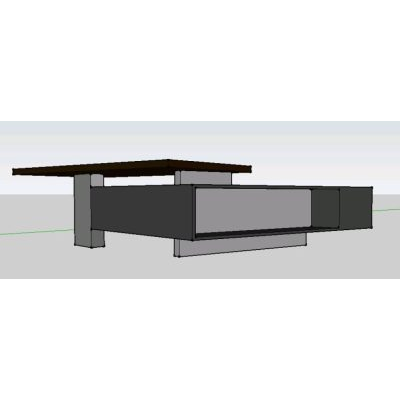 Escritorio moderno 3d