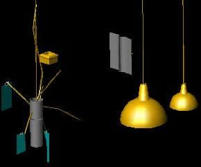 lâmpadas de design 3d