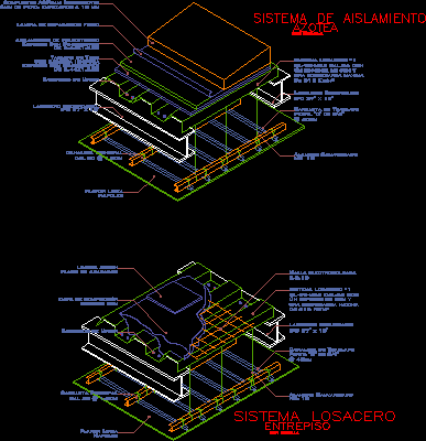 Insulation and mezzanine system