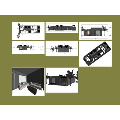 Consultorio odontologico en revit