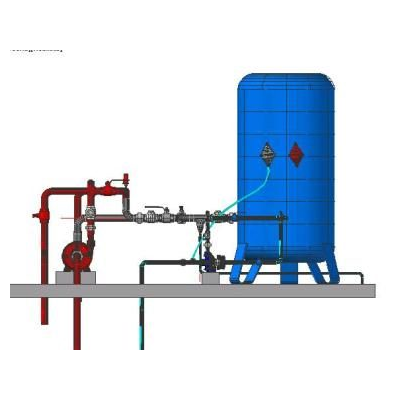 Système d'incendie hydropneumatique et 3d