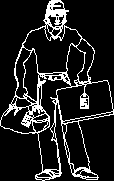 man with suitcases