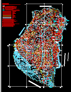 Carte de la province d'entre rios