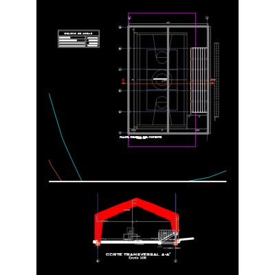 Cubierta estructura metalica y polideportivo; y graderias
