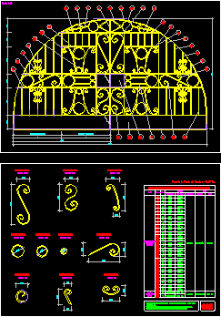 Schmiedeeisernes Tor – 2 Flügel
