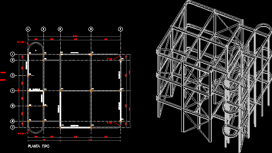 Estructura de edificio coorporativo