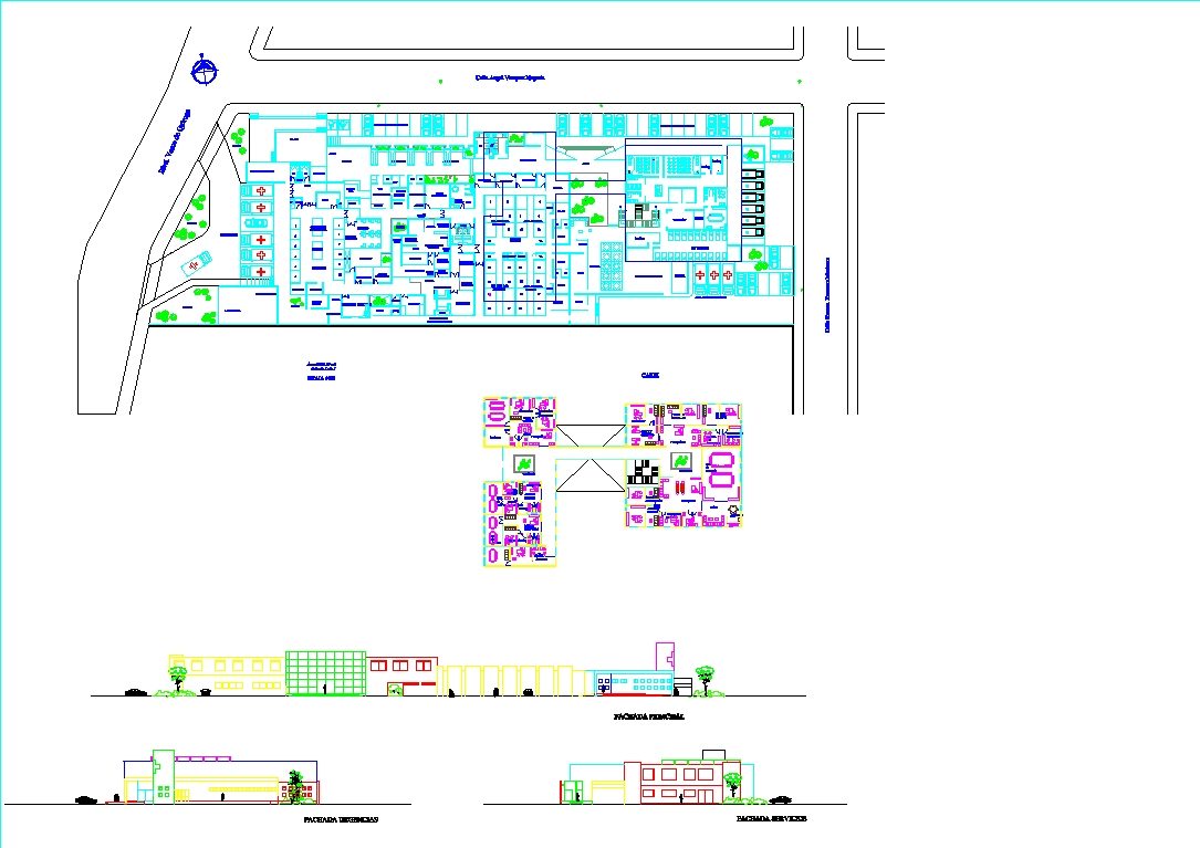 Hospital In AutoCAD | CAD library