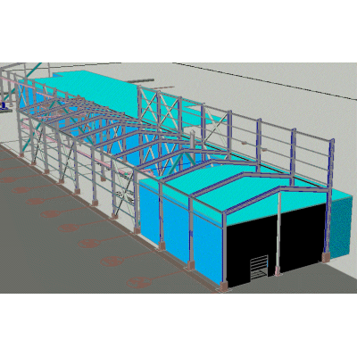 Estructura de nave industrial