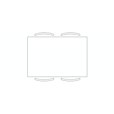 Mesa De Reunión Para 4 Personas De 120×80