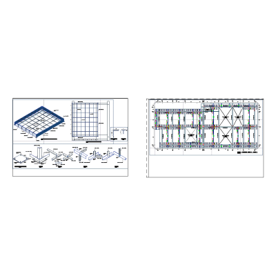 Cobertura de estructura metalica