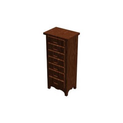 Vertical Wooden Chest of Drawers