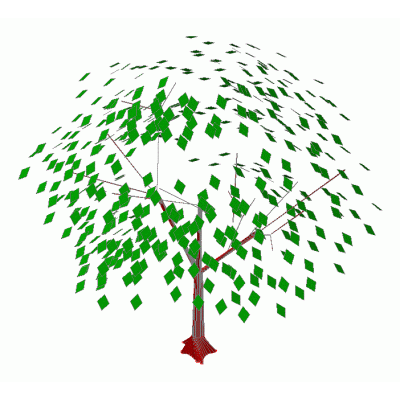 arbol Decorativo en Planta