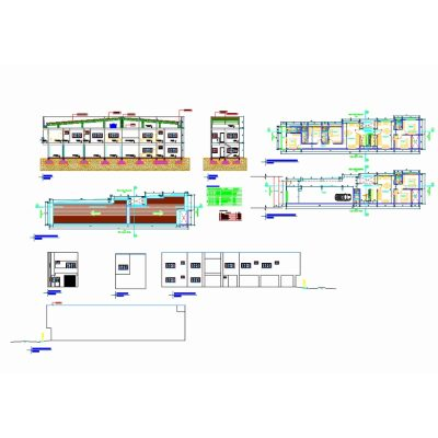 Plano Completo de Villa Residencial