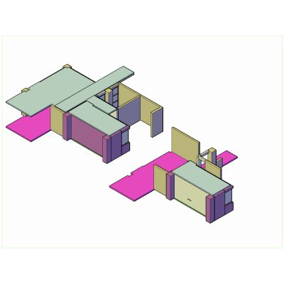 3d radio station interior