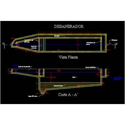 Desarenador para ptap