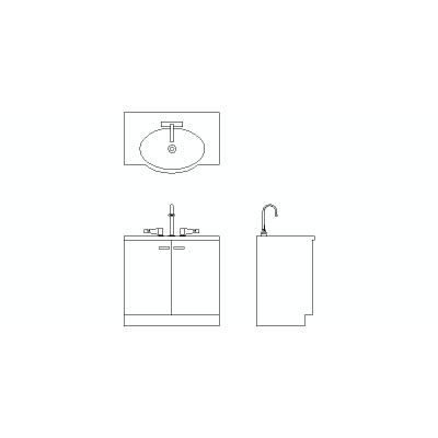 Mueble De Lavabo, Vistas Completas