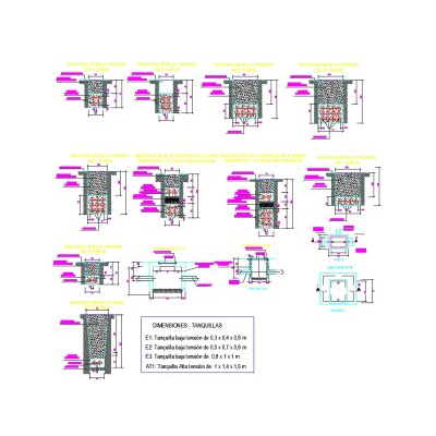 Details of Electric Benches and Tranquillas