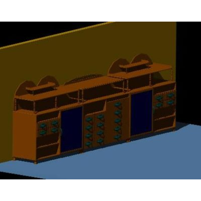 Mueble cocina 3d