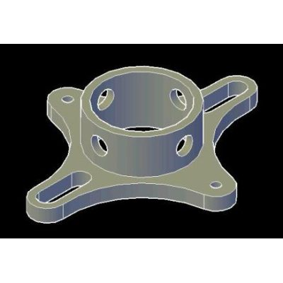Soporte de brida regulable 3d
