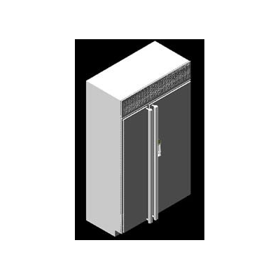 Sub-zero 690 refrigerator - 3d