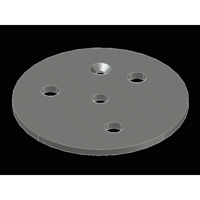 Conexion de Placa para Maquinado CNC