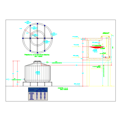 Cisterna; tanque elevado y rotoplast