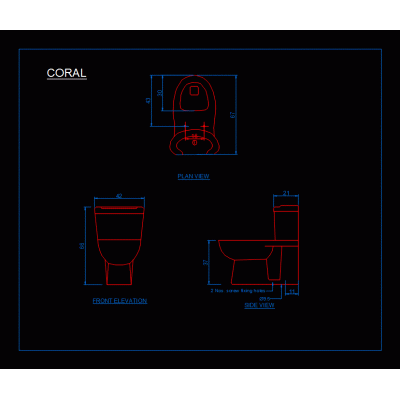 Inodoro Coral: Diseno Tecnico Completo