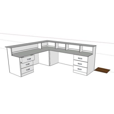Mueble cocina 3d