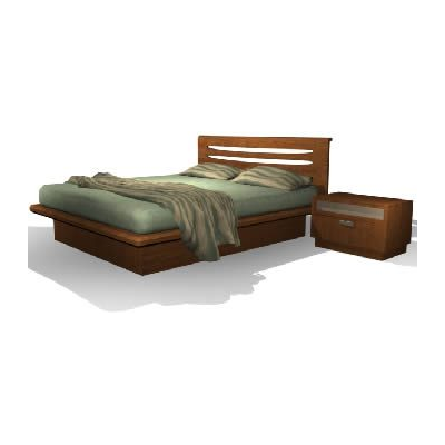 Cama moderna 3d