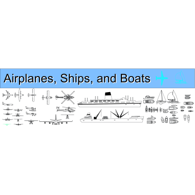 Colección de Aeronaves, Barcos y Embarcaciones