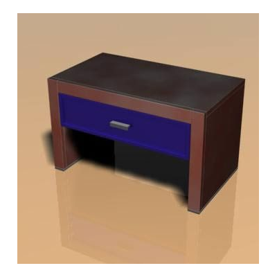 Mesa de noche 3d