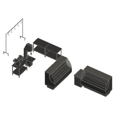 Equipos 3d para expendio carnes