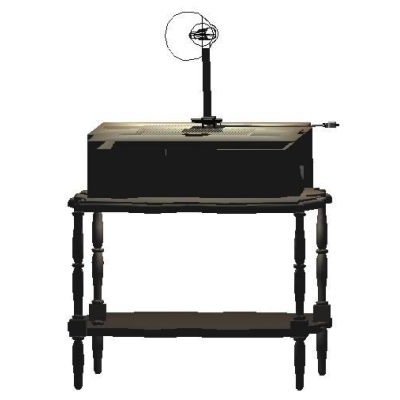Mesa con lampara 3d