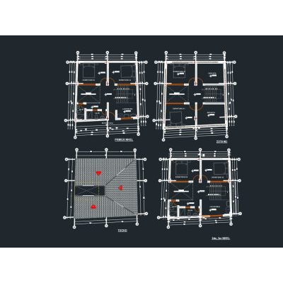 Planos de una vivienda multifamiliar
